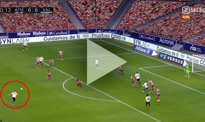 FENOMENALNY gol Racicia z Atletico Madryt! 0-1 [VIDEO]